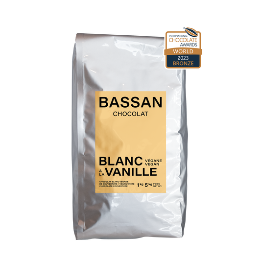 Chocolat : Blanc végane 39 % cacao - Bassan
