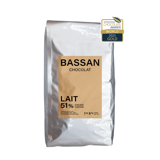 Chocolat au lait 51% cacao - Bassan
