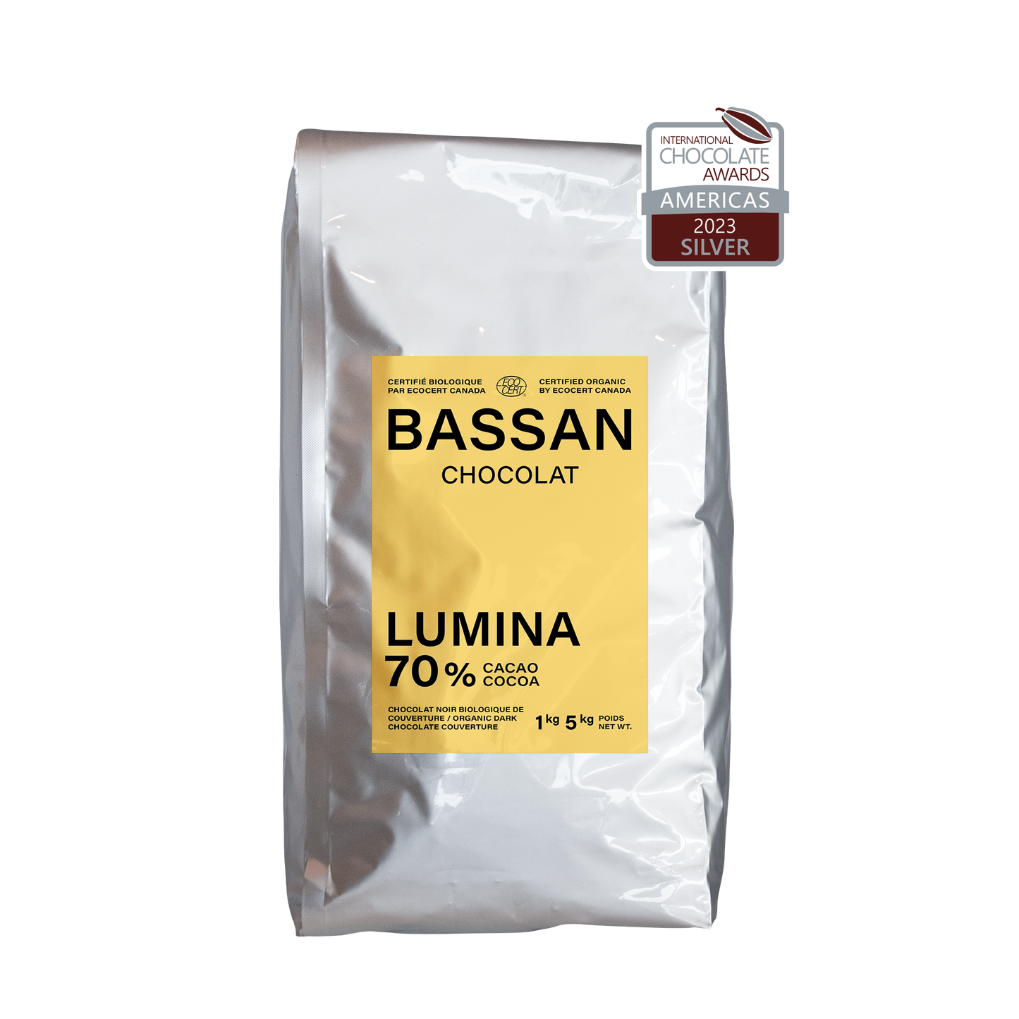 Organic chocolate: Lumina 70% cocoa