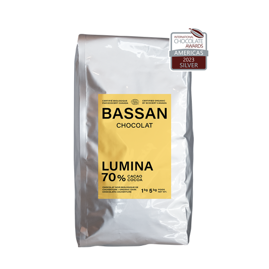 Chocolat noir biologique : Lumina 70% cacao - Bassan