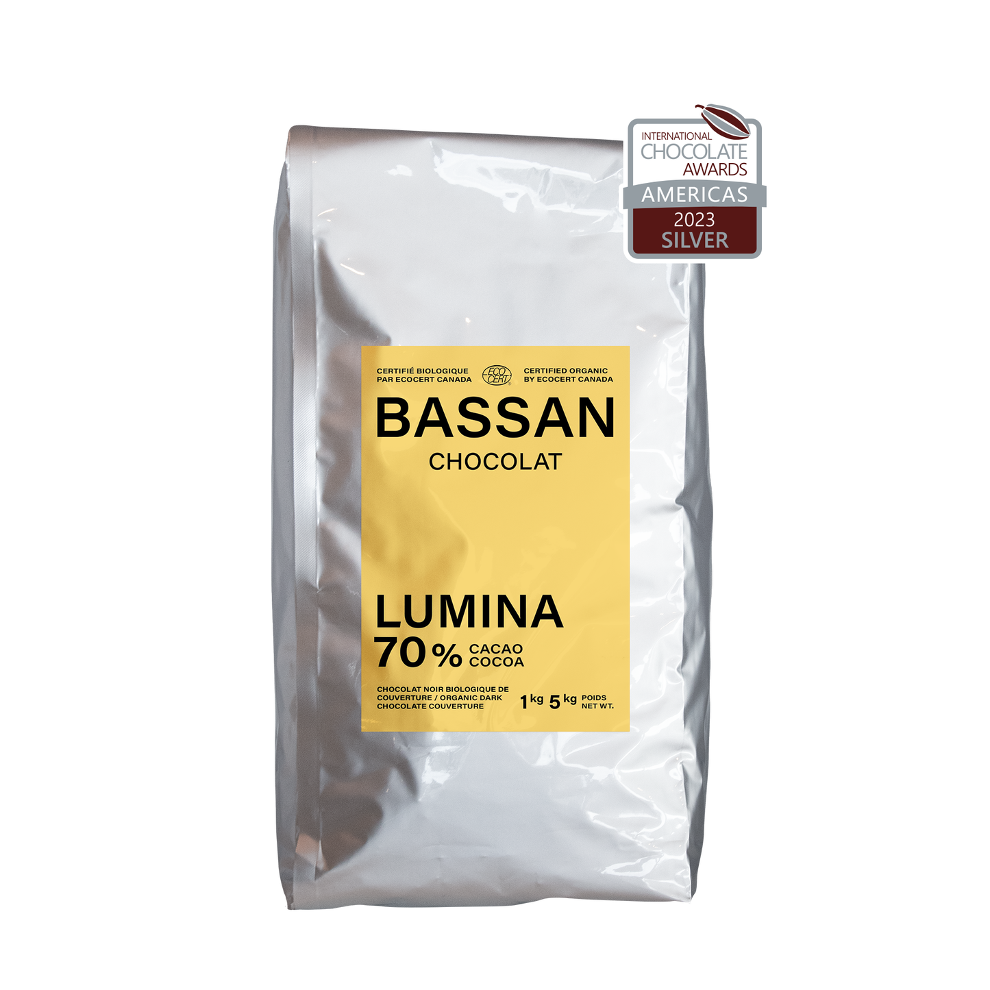 Chocolat noir biologique : Lumina 70% cacao - Bassan