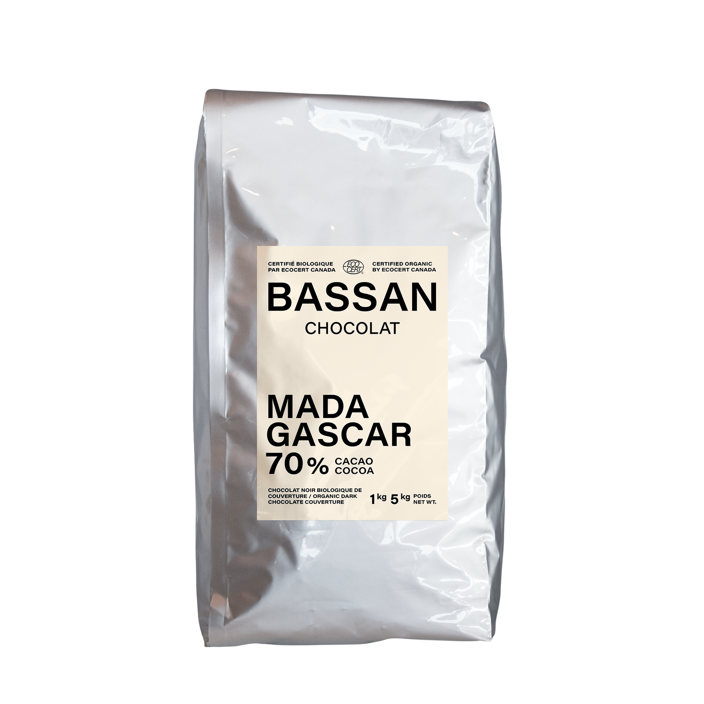 Organic chocolate: Madagascar Sambirano 70% cocoa - Bassan