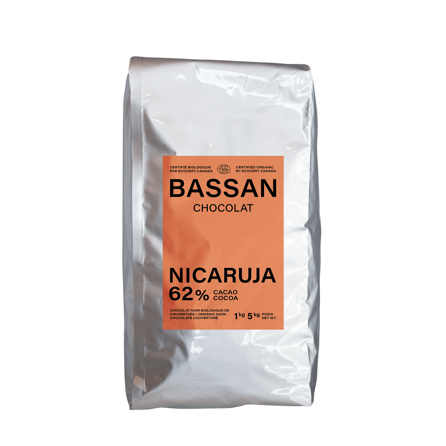 Organic chocolate: Nicaruja 62% cocoa