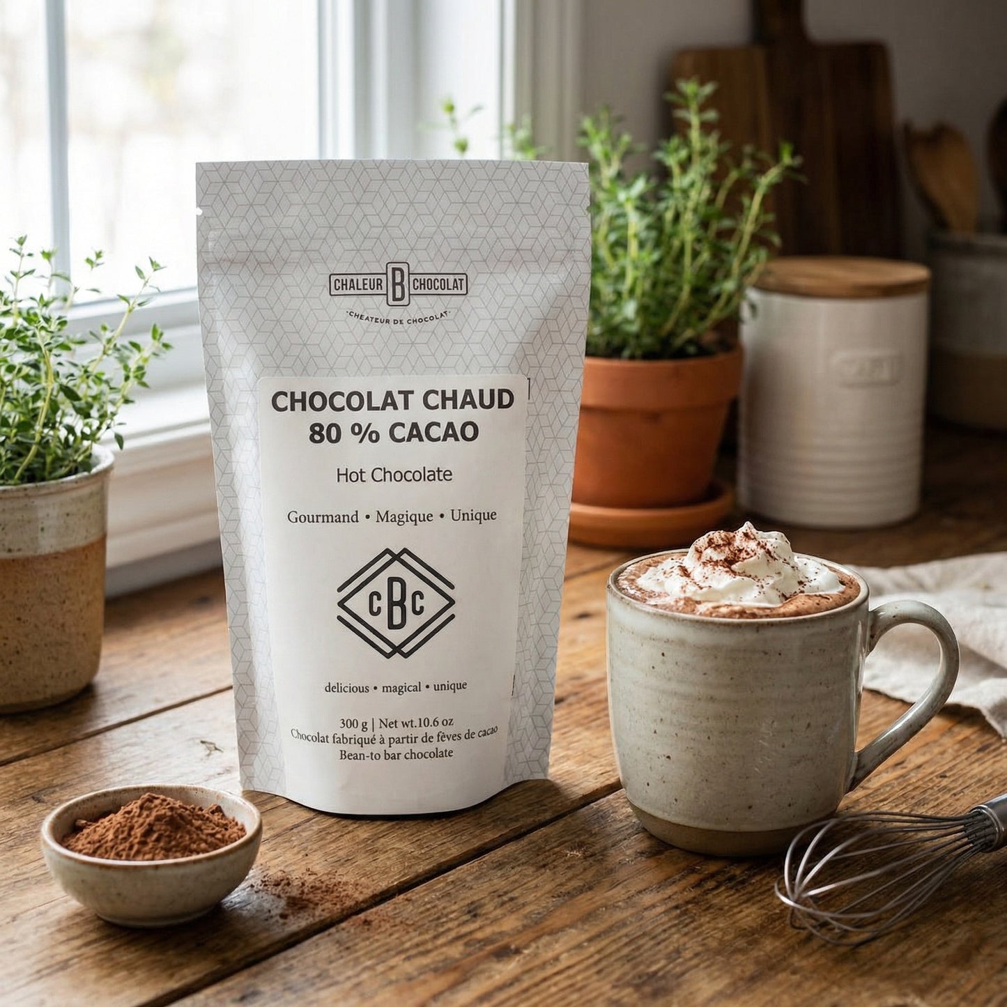 Chocolat chaud 80% cacao