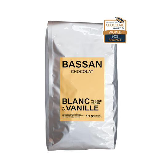 Chocolat : Blanc végane 45 % cacao - Bassan