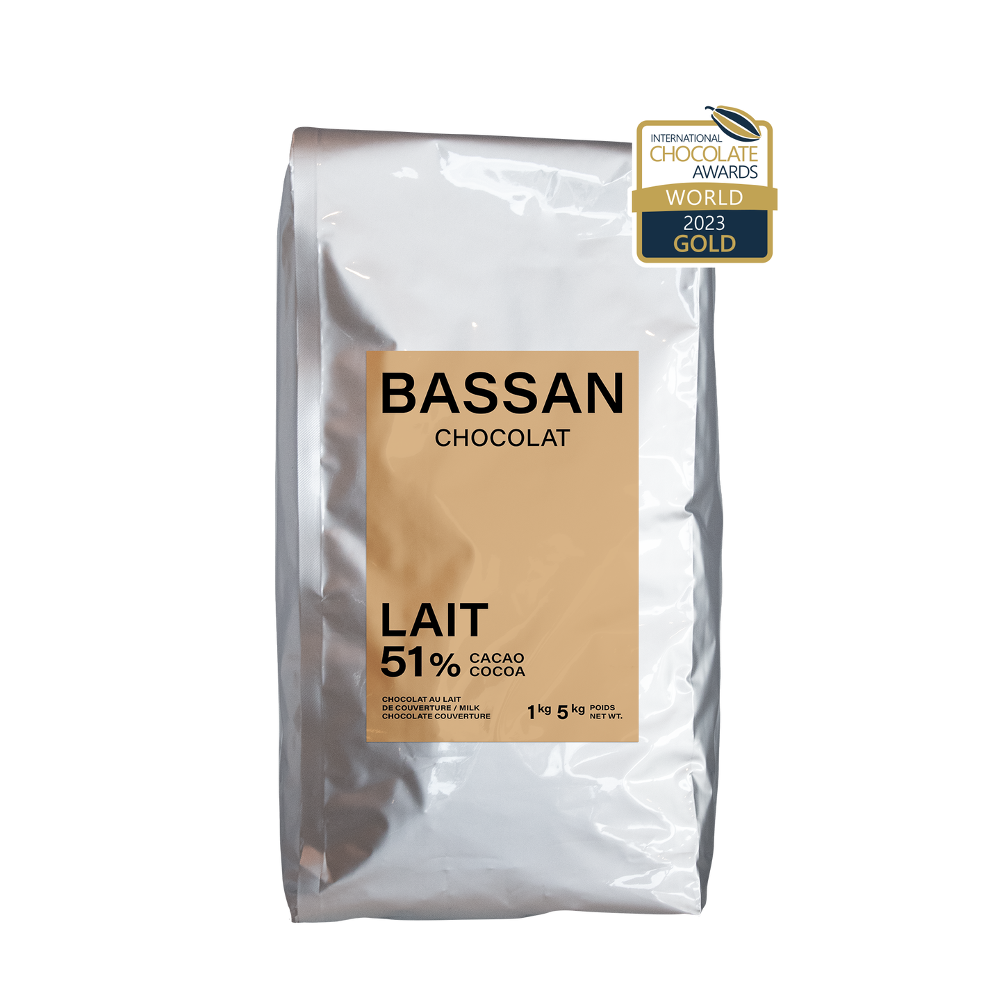 Chocolat au lait 51% cacao - Bassan